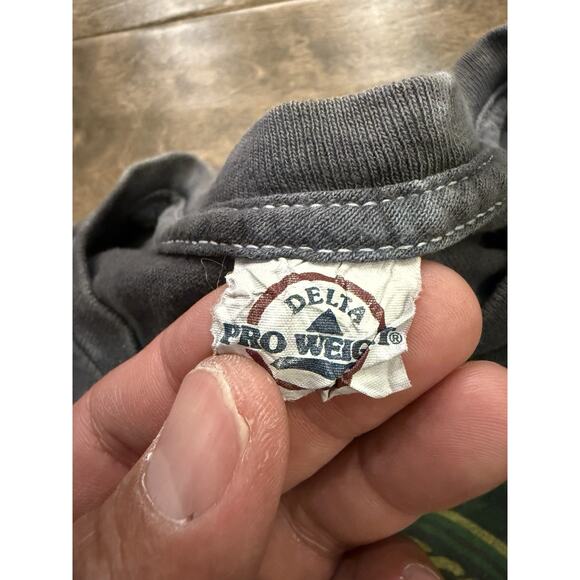 Vintage Delta Pro Ireland Green Shamrock Irish Clover Tie-Dye T-Shirt Size XL - Picture 5 of 9